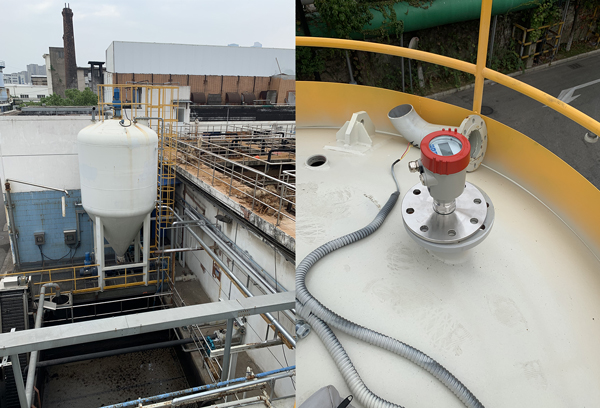 雷達料位計現場應用